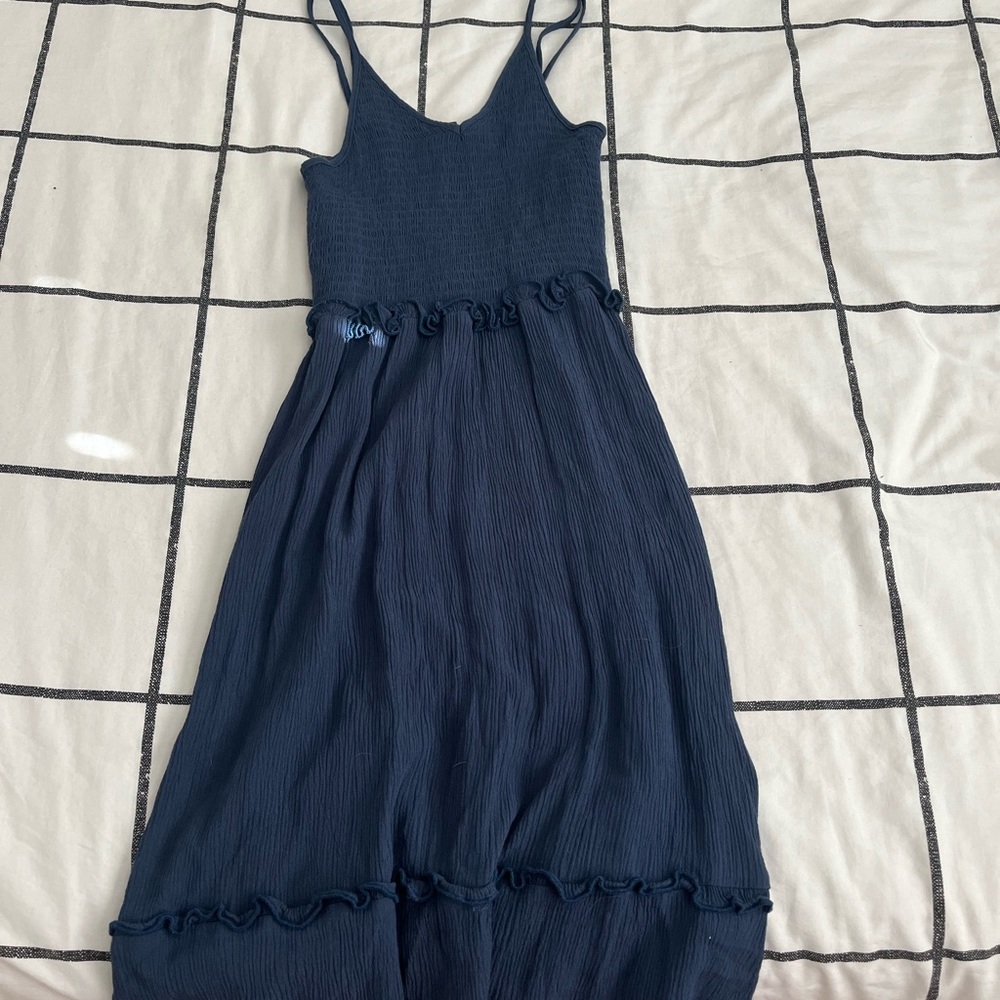 blue roxy mini dress